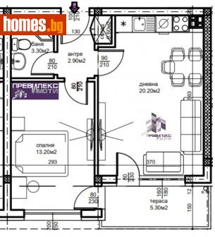 Двустаен, 60m² - Апартамент за продажба - 114480107