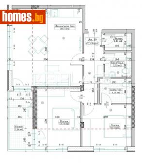 Тристаен, 101m² - Апартамент за продажба - 114490651