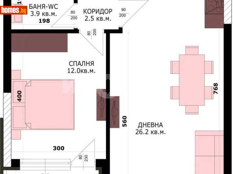 Двустаен, 64m² -  Кайсиева Градина, Варна - Апартамент за продажба - ИМОТЕКА АД - 114497888
