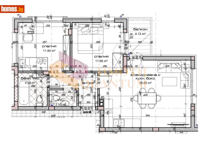 Тристаен, 97m² - Кв. Виница, Варна - Апартамент за продажба - АМАРА ИМОТИ - 114506232