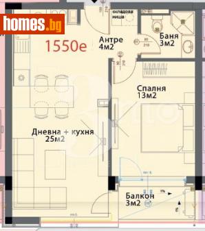 Двустаен, 67m² - Апартамент за продажба - 114515775