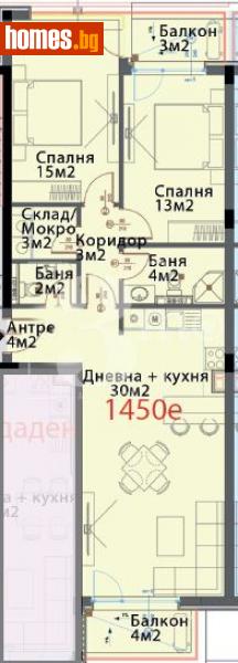 Тристаен, 114m² - Кв. Модерно Предградие, София - Апартамент за продажба - 3mo офис Амалтея - 114515779