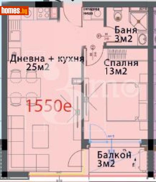 Двустаен, 67m² - Кв. Модерно Предградие, София - Апартамент за продажба - 3mo офис Амалтея - 114515780