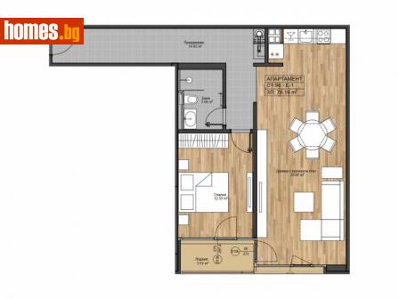 Двустаен, 97m² - Апартамент за продажба - 114516156