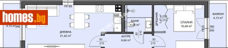 Двустаен, 75m² - Апартамент за продажба - 114531428