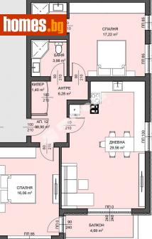 Тристаен, 111m² - Апартамент за продажба - 114531445