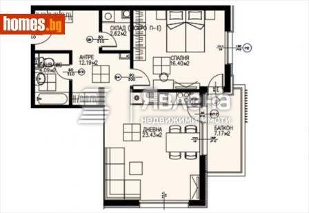 Двустаен, 90m² - Апартамент за продажба - 114547059