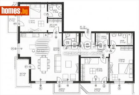 Четиристаен, 205m² - Апартамент за продажба - 114547070