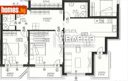 Тристаен, 146m² - Апартамент за продажба - 114547077
