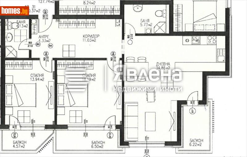 Тристаен, 146m² -  Драгалевци, София - Апартамент за продажба - ЯВЛЕНА - 114547077