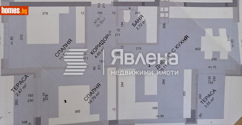 Тристаен, 92m² - Жк. Овча Купел 2, София - Апартамент за продажба - ЯВЛЕНА - 114547114