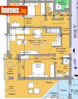 Тристаен, 125m² - Апартамент за продажба - 114555704