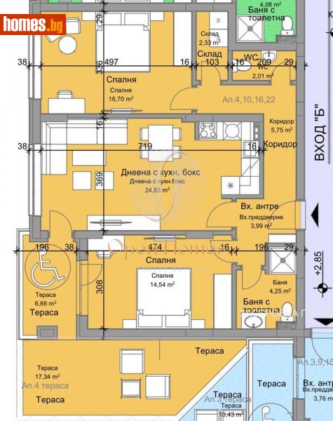 Тристаен, 125m² - Кв. Остромила, Пловдив - Апартамент за продажба - OPEN Homes - 114555704