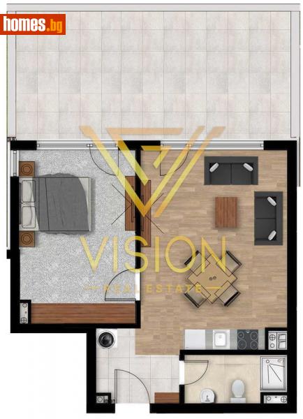 Двустаен, 67m² - Кв. Кръстова Вада, София - Апартамент за продажба - Vision Real Estate - 114556044