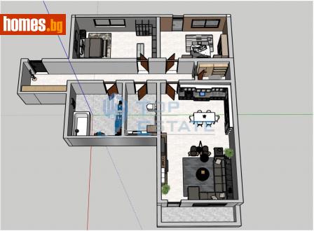 Тристаен, 112m² - Апартамент за продажба - 114574166