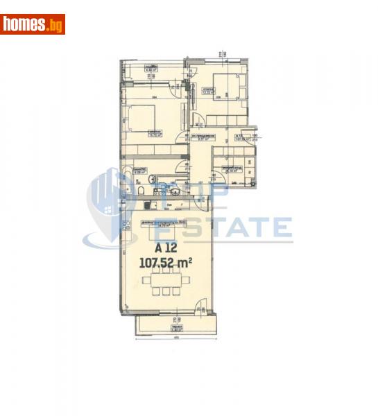 Тристаен, 119m² - Жк. Бузлуджа, Велико Търново - Апартамент за продажба - Top Estate - 114574175