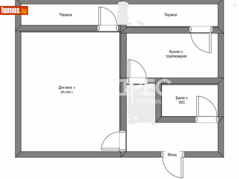 Едностаен, 58m² - Жк. Люлин 4, София - Апартамент за продажба - АДРЕС НЕДВИЖИМИ ИМОТИ - 114576537
