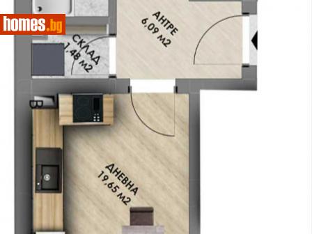 Двустаен, 63m² - Апартамент за продажба - 114576987