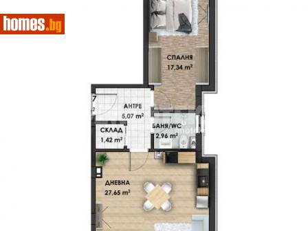 Двустаен, 88m² - Апартамент за продажба - 114577063