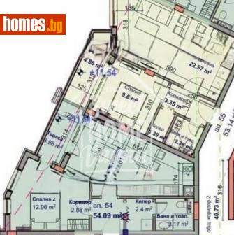 Двустаен, 62m² - Апартамент за продажба - 114588378