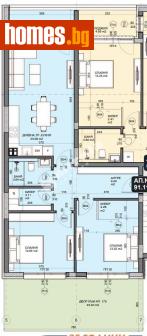 Тристаен, 126m² - Апартамент за продажба - 114591627