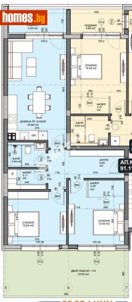 Тристаен, 126m² - Кв. Галата, Варна - Апартамент за продажба - МИРЕЛА - 114591627