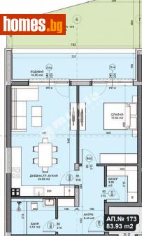 Двустаен, 113m² - Апартамент за продажба - 114591683