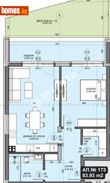 Двустаен, 113m² - Кв. Галата, Варна - Апартамент за продажба - МИРЕЛА - 114591683