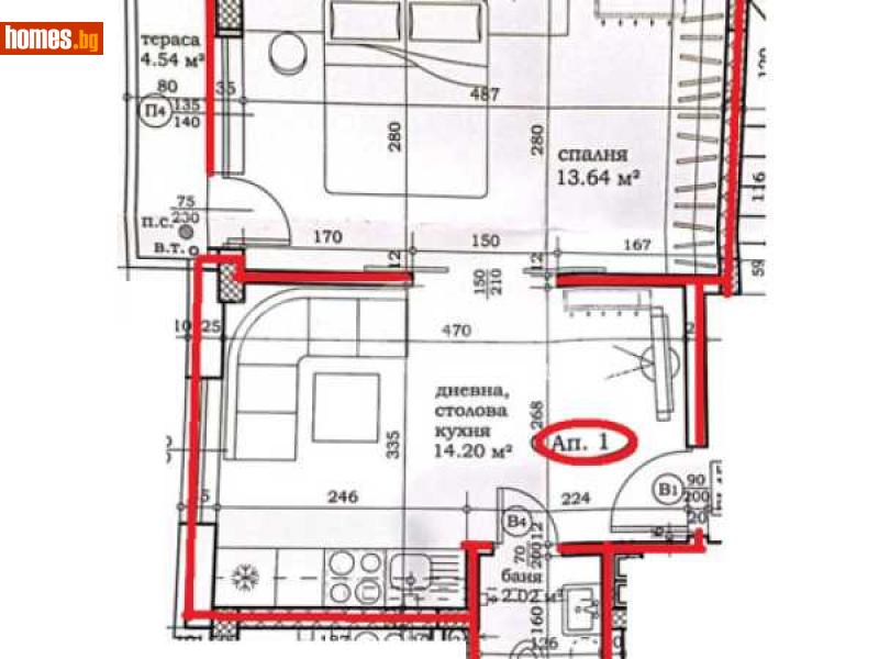 Двустаен, 52m² - Пловдив, Пловдив - Апартамент за продажба - ИМОТЕКА АД - 114591813