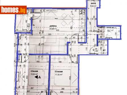 Тристаен, 105m² - Апартамент за продажба - 114592057