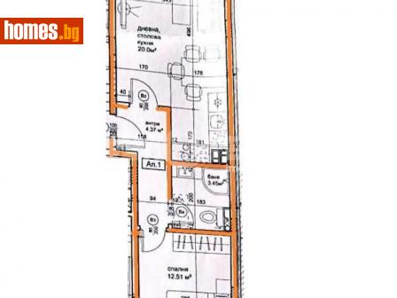 Двустаен, 60m² - Апартамент за продажба - 114592145