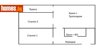Двустаен, 42m² - Апартамент за продажба - 114592877