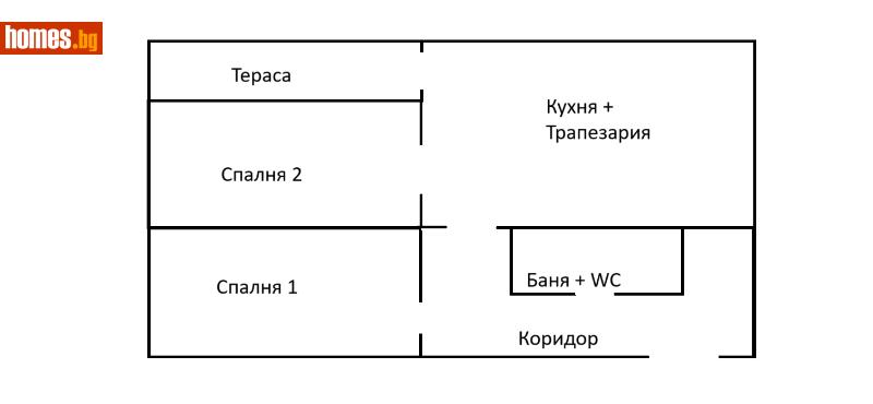 Двустаен, 42m² - Жк. Левски, Варна - Апартамент за продажба - Нов дом 1 - 114592877