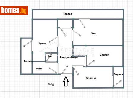 Четиристаен, 109m² - Апартамент за продажба - 114598846