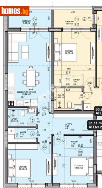 Тристаен, 103m² - Кв. Галата, Варна - Апартамент за продажба - МИРЕЛА - 114607134