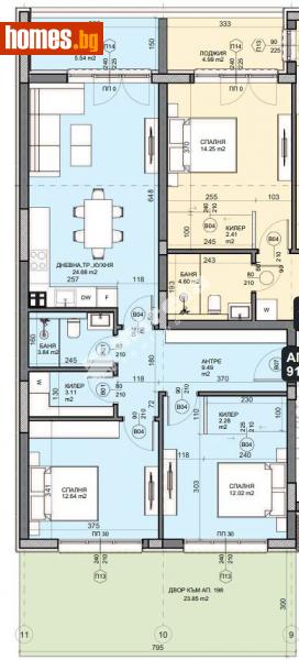 Тристаен, 126m² - Кв. Галата, Варна - Апартамент за продажба - МИРЕЛА - 114607138