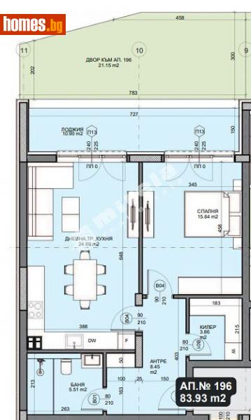 Двустаен, 116m² - Кв. Галата, Варна - Апартамент за продажба - МИРЕЛА - 114607141