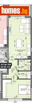 Двустаен, 73m² - Апартамент за продажба - 114607146