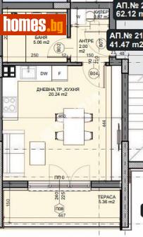 Едностаен, 47m² - Апартамент за продажба - 114607147