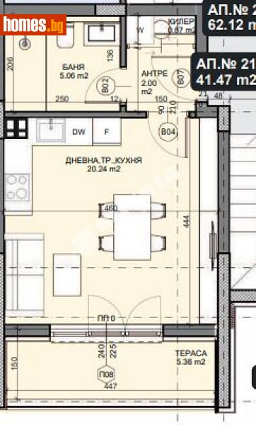 Едностаен, 47m² - Кв. Галата, Варна - Апартамент за продажба - МИРЕЛА - 114607147