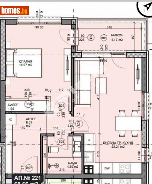 Двустаен, 78m² - Кв. Галата, Варна - Апартамент за продажба - МИРЕЛА - 114607149