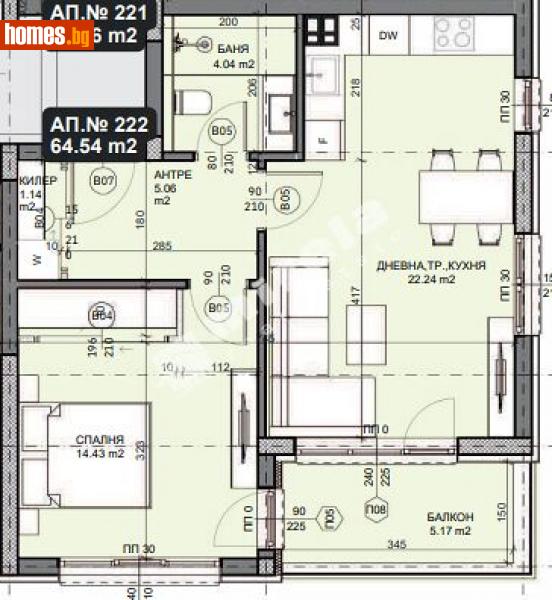 Двустаен, 73m² - Кв. Галата, Варна - Апартамент за продажба - МИРЕЛА - 114607150