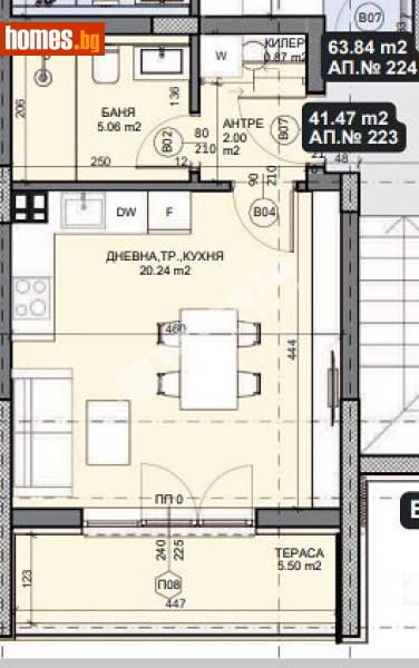 Едностаен, 47m² - Кв. Галата, Варна - Апартамент за продажба - МИРЕЛА - 114607153