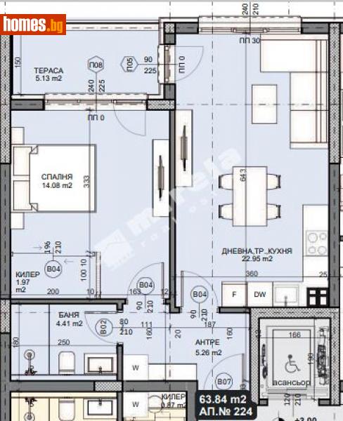 Двустаен, 72m² - Кв. Галата, Варна - Апартамент за продажба - МИРЕЛА - 114607154