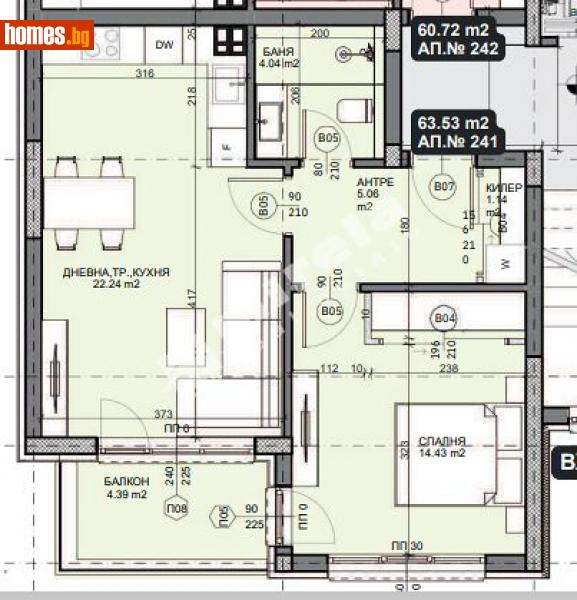 Двустаен, 72m² - Кв. Галата, Варна - Апартамент за продажба - МИРЕЛА - 114607165