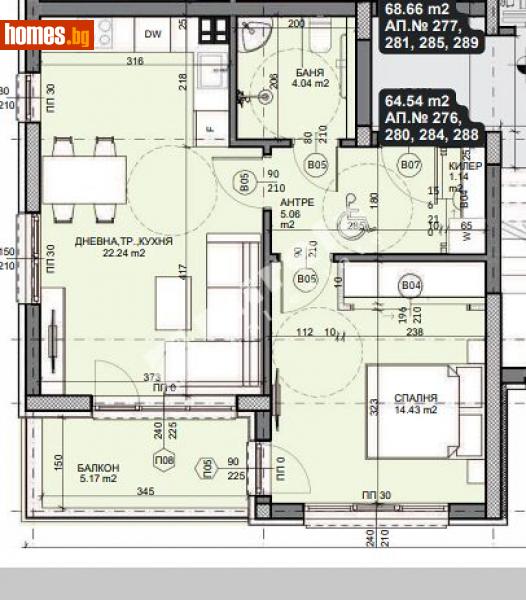 Двустаен, 73m² - Кв. Галата, Варна - Апартамент за продажба - МИРЕЛА - 114607174