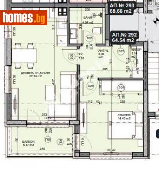 Двустаен, 73m² - Апартамент за продажба - 114607186