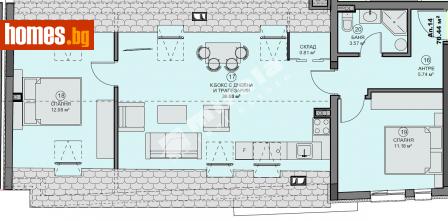 Тристаен, 143m² - Апартамент за продажба - 114607206