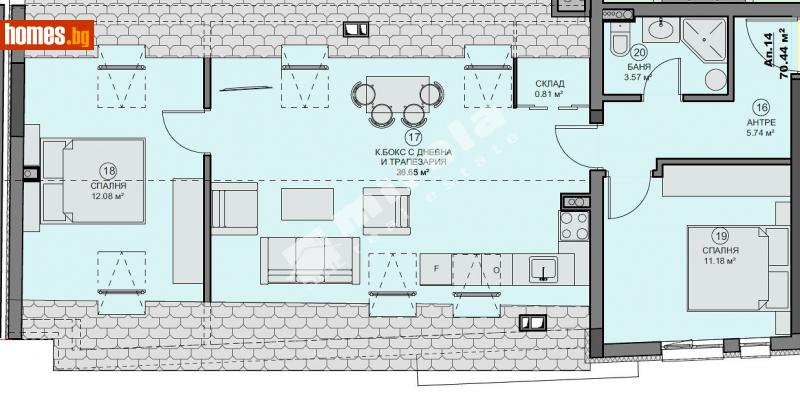 Тристаен, 143m² - Жк. Зона Б19, София - Апартамент за продажба - МИРЕЛА - 114607206