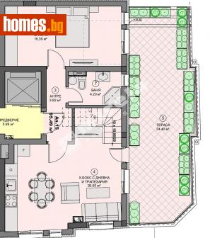 Тристаен, 171m² - Апартамент за продажба - 114607214